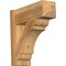 Ekena Millwork Olympic Rough Sawn Craftsman Outlooker, Western Red Cedar, 8"W x 22"D x 22"H OUT08X22X22OLY04RWR - alternate 1